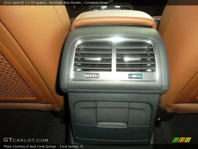 Moonlight Blue Metallic / Cinnamon Brown 2012 Audi Q5 3.2 FSI quattro