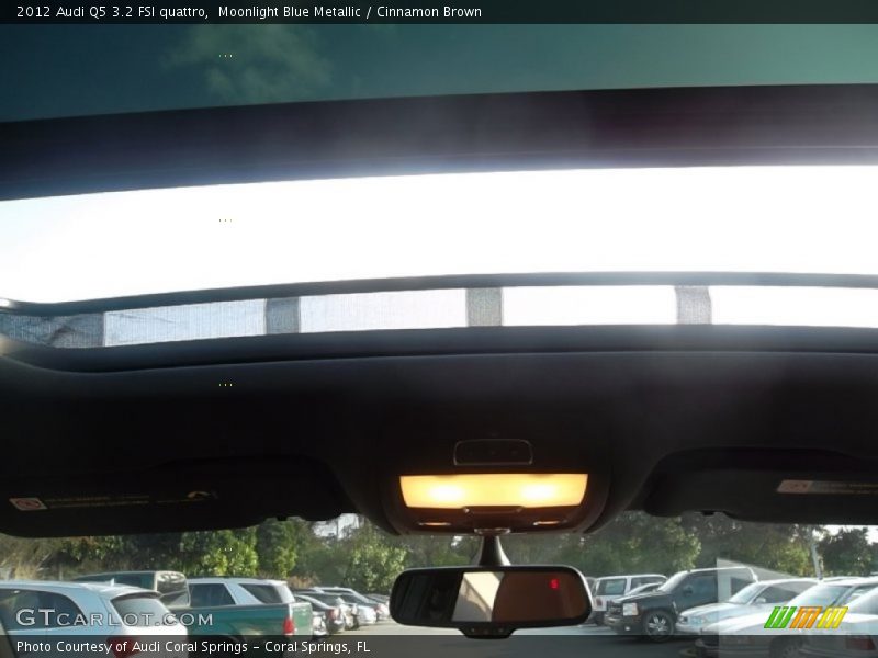 Moonlight Blue Metallic / Cinnamon Brown 2012 Audi Q5 3.2 FSI quattro