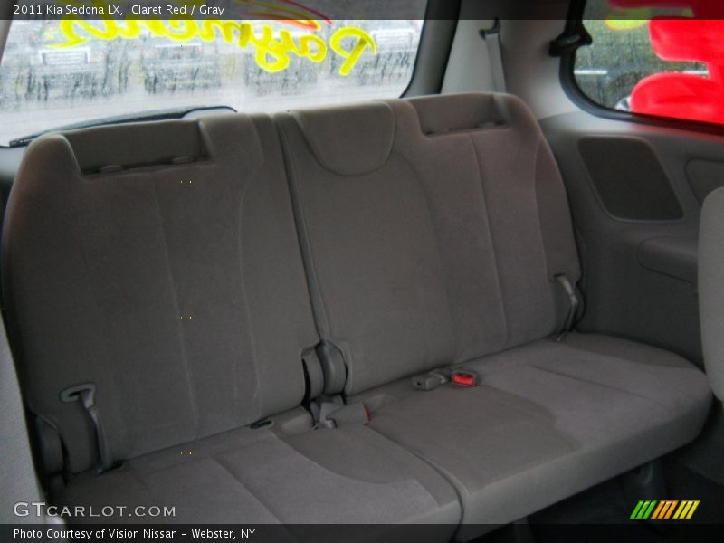 Claret Red / Gray 2011 Kia Sedona LX
