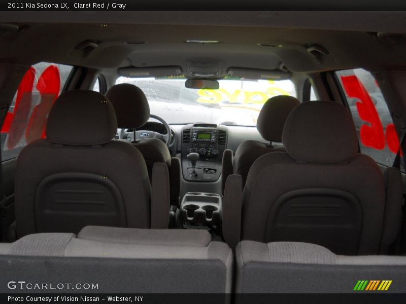Claret Red / Gray 2011 Kia Sedona LX