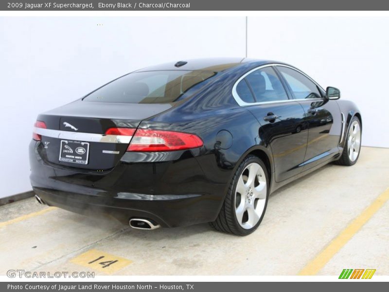 Ebony Black / Charcoal/Charcoal 2009 Jaguar XF Supercharged