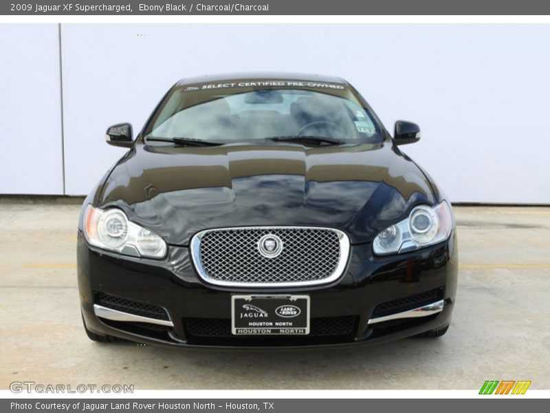 Ebony Black / Charcoal/Charcoal 2009 Jaguar XF Supercharged