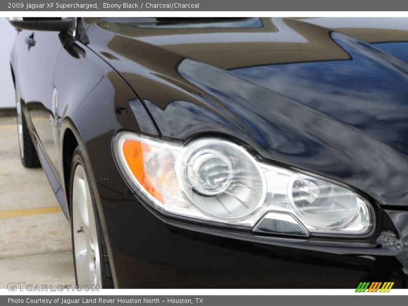 Ebony Black / Charcoal/Charcoal 2009 Jaguar XF Supercharged