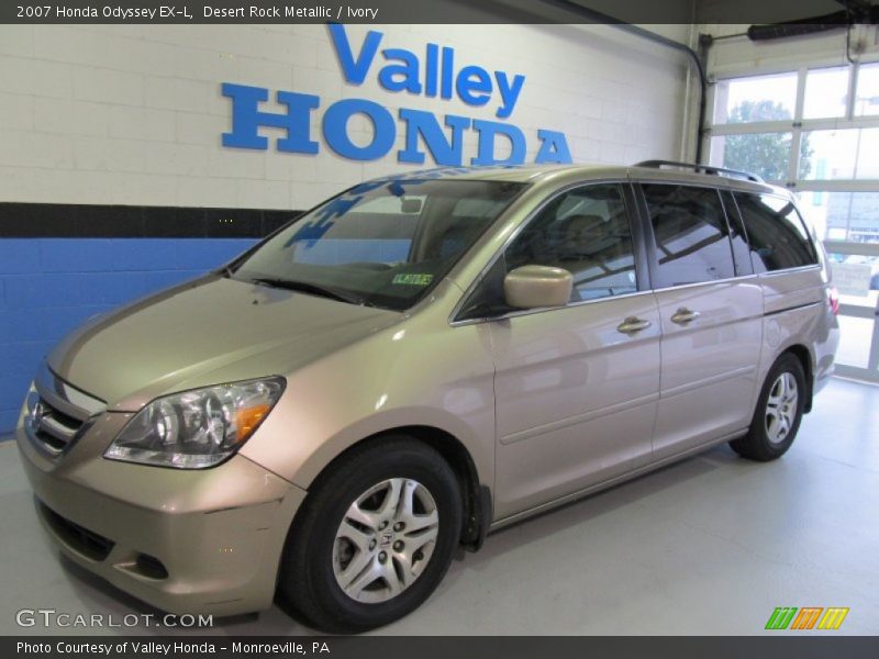 Desert Rock Metallic / Ivory 2007 Honda Odyssey EX-L
