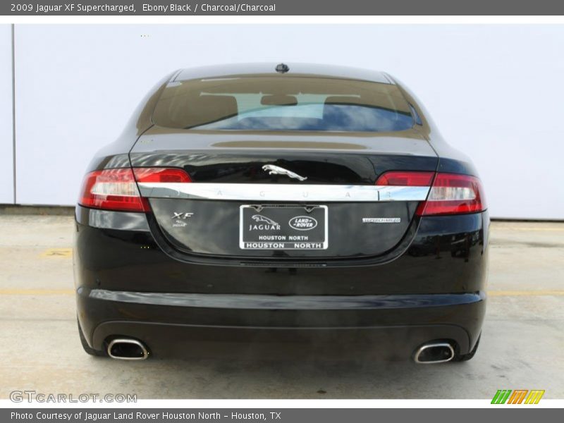 Ebony Black / Charcoal/Charcoal 2009 Jaguar XF Supercharged