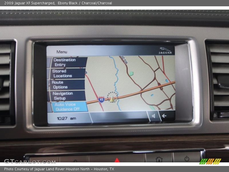 Navigation of 2009 XF Supercharged