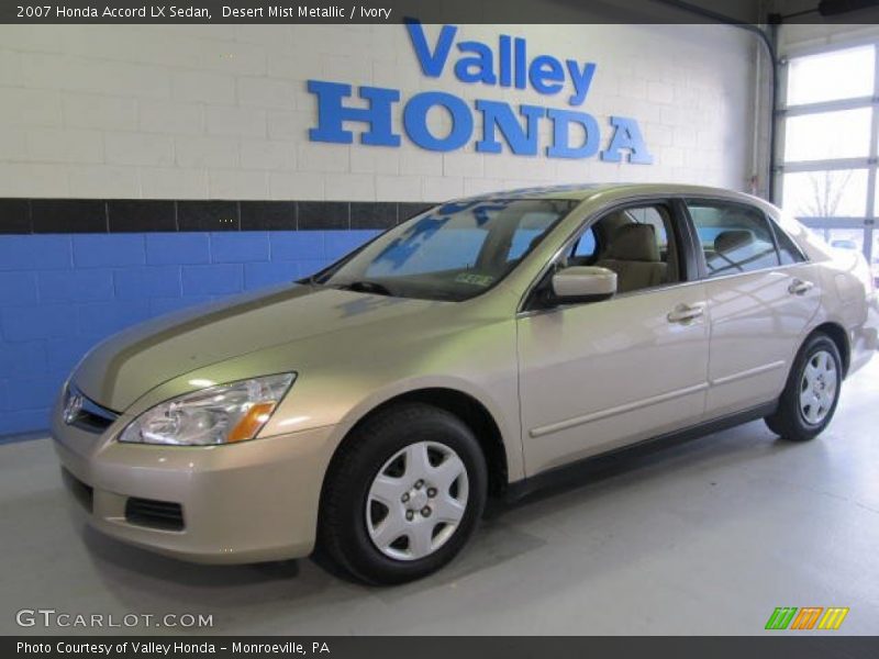 Desert Mist Metallic / Ivory 2007 Honda Accord LX Sedan