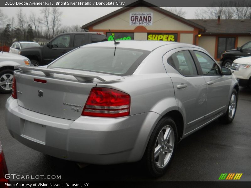 Bright Silver Metallic / Dark Slate Gray 2010 Dodge Avenger R/T