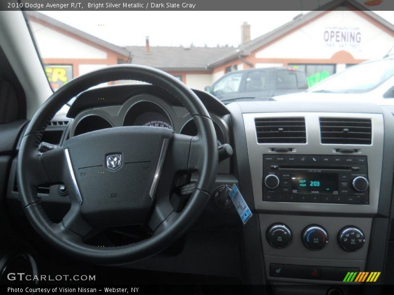 Bright Silver Metallic / Dark Slate Gray 2010 Dodge Avenger R/T