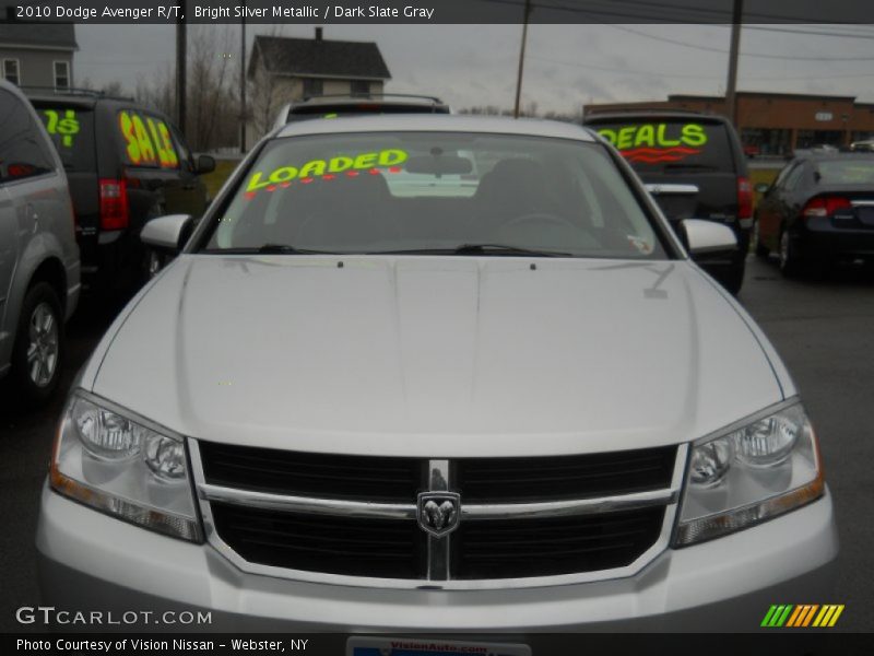 Bright Silver Metallic / Dark Slate Gray 2010 Dodge Avenger R/T