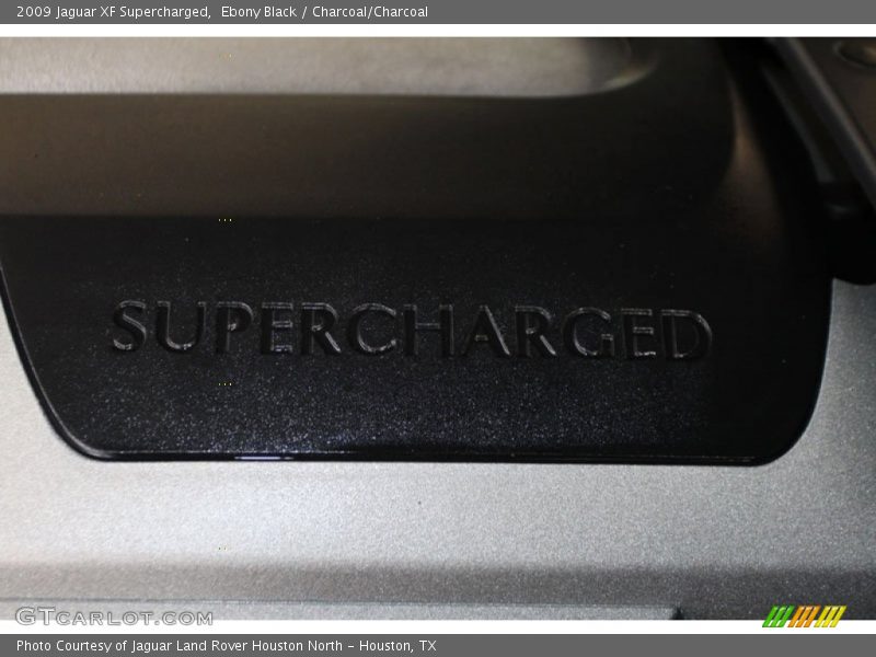 Ebony Black / Charcoal/Charcoal 2009 Jaguar XF Supercharged