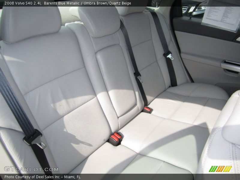 Barents Blue Metallic / Umbra Brown/Quartz Beige 2008 Volvo S40 2.4i