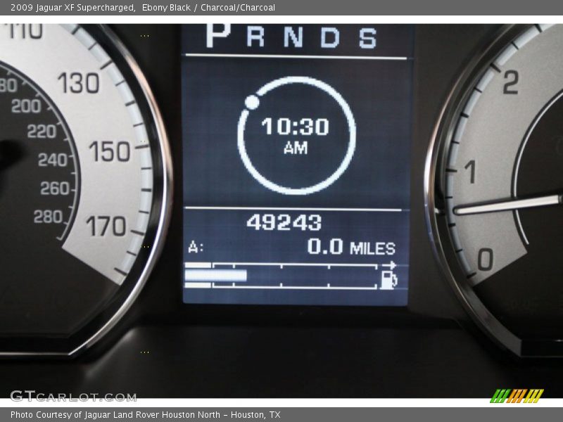 Ebony Black / Charcoal/Charcoal 2009 Jaguar XF Supercharged