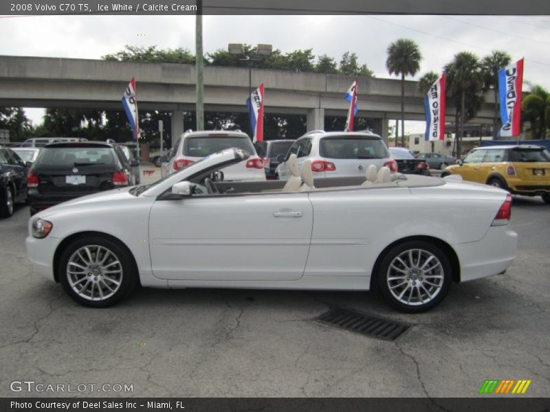 Ice White / Calcite Cream 2008 Volvo C70 T5