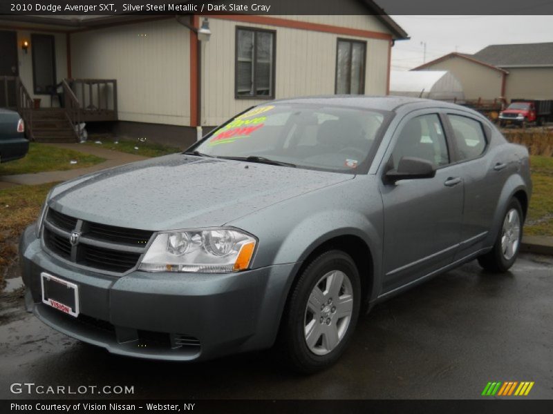 Silver Steel Metallic / Dark Slate Gray 2010 Dodge Avenger SXT
