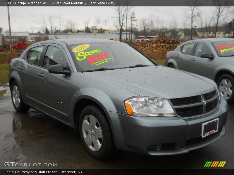 Silver Steel Metallic / Dark Slate Gray 2010 Dodge Avenger SXT