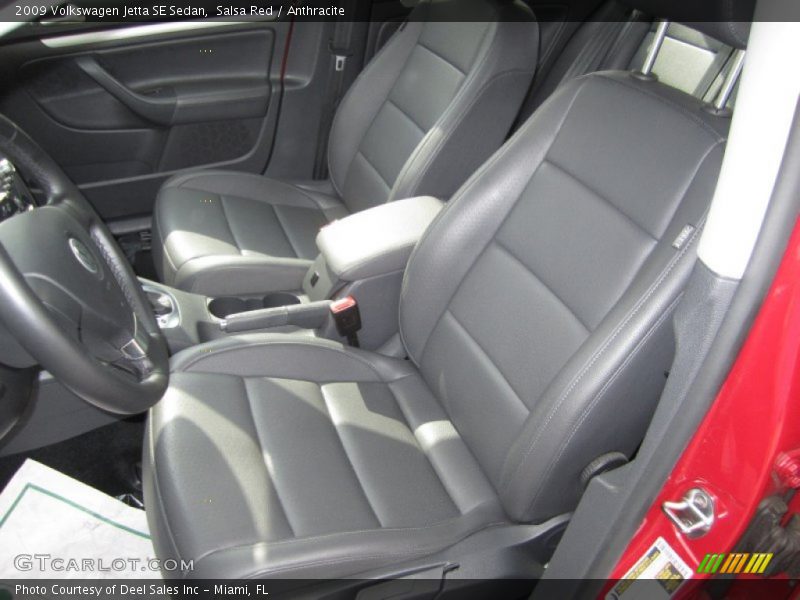 Salsa Red / Anthracite 2009 Volkswagen Jetta SE Sedan