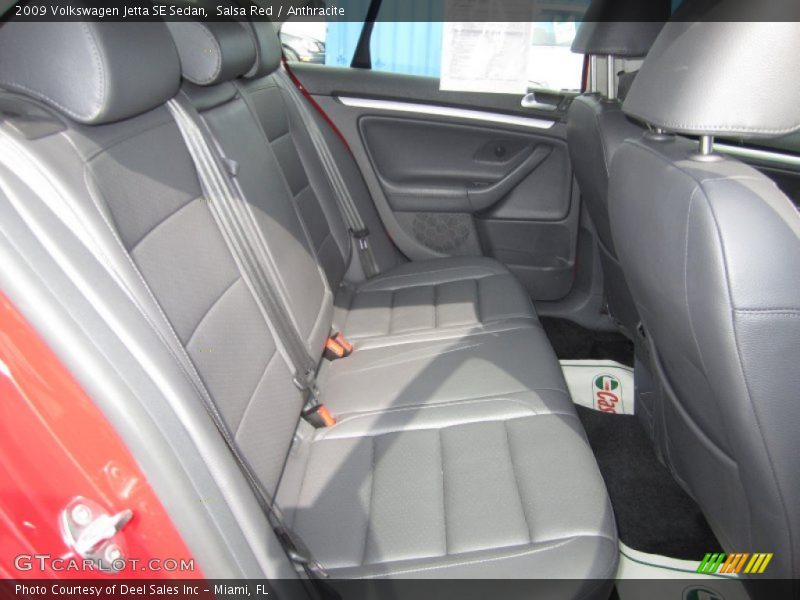 Salsa Red / Anthracite 2009 Volkswagen Jetta SE Sedan