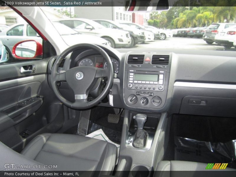 Salsa Red / Anthracite 2009 Volkswagen Jetta SE Sedan