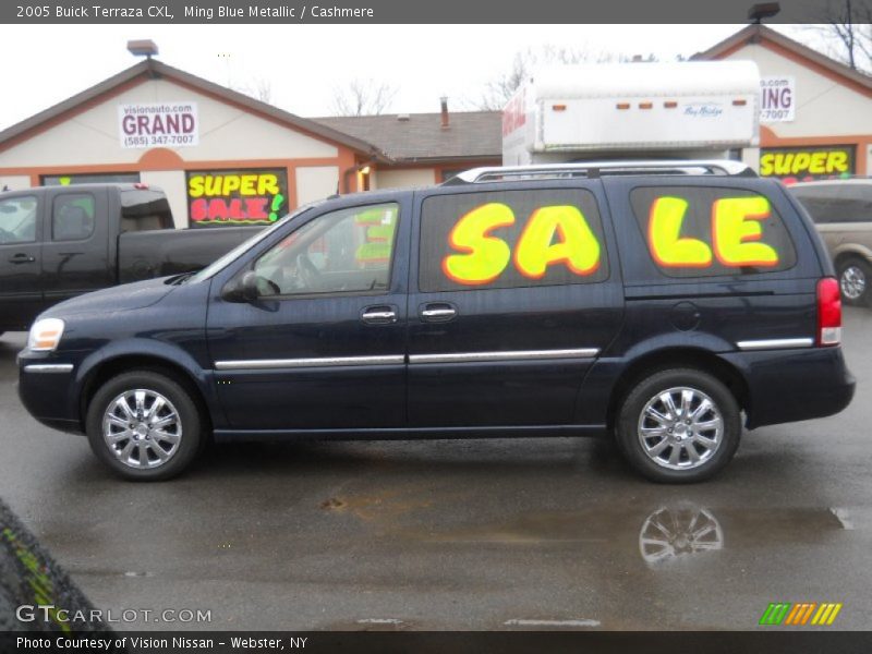 Ming Blue Metallic / Cashmere 2005 Buick Terraza CXL