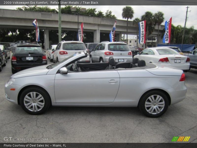 Reflex Silver Metallic / Titan Black 2009 Volkswagen Eos Komfort