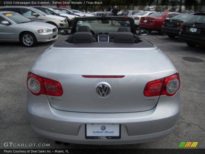 Reflex Silver Metallic / Titan Black 2009 Volkswagen Eos Komfort