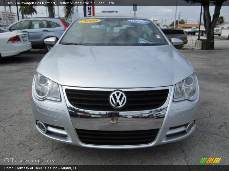 Reflex Silver Metallic / Titan Black 2009 Volkswagen Eos Komfort