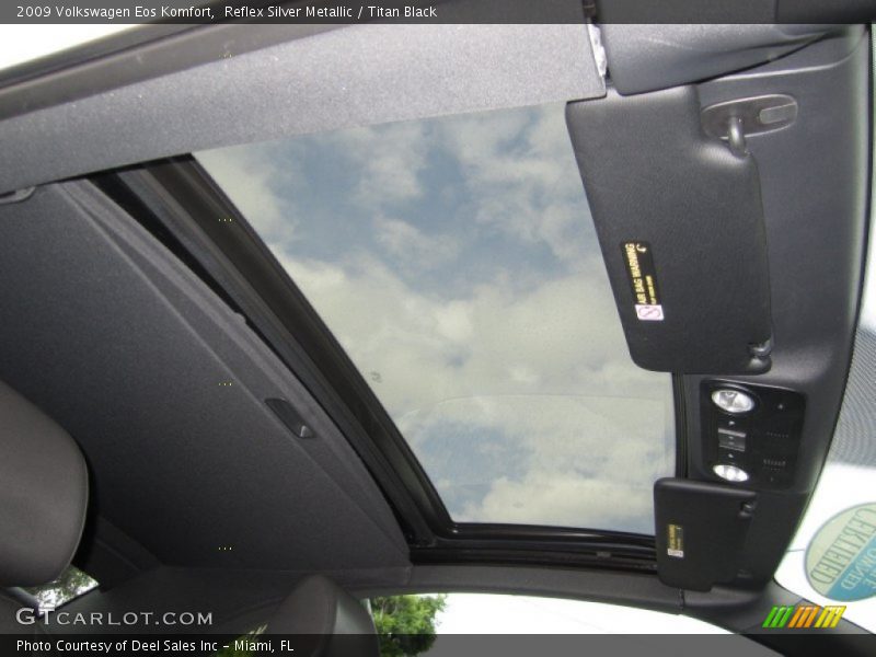 Reflex Silver Metallic / Titan Black 2009 Volkswagen Eos Komfort