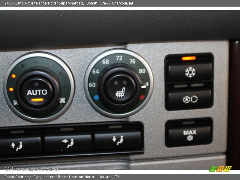 Controls of 2006 Range Rover Supercharged