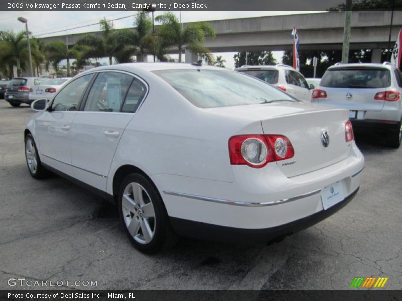 Candy White / Deep Black 2009 Volkswagen Passat Komfort Sedan