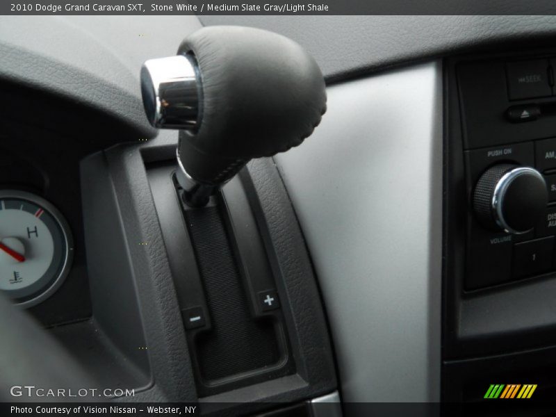 Stone White / Medium Slate Gray/Light Shale 2010 Dodge Grand Caravan SXT