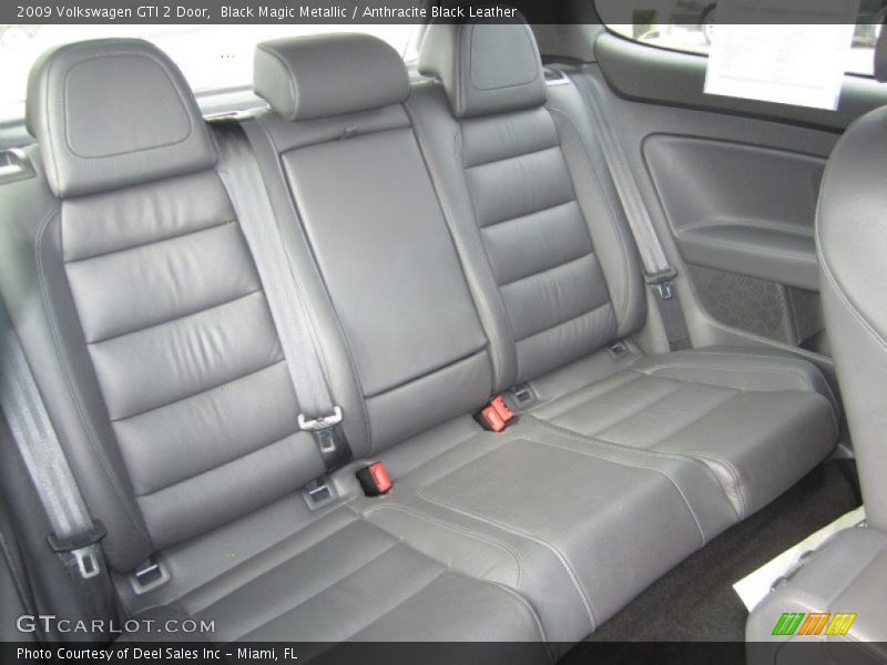  2009 GTI 2 Door Anthracite Black Leather Interior
