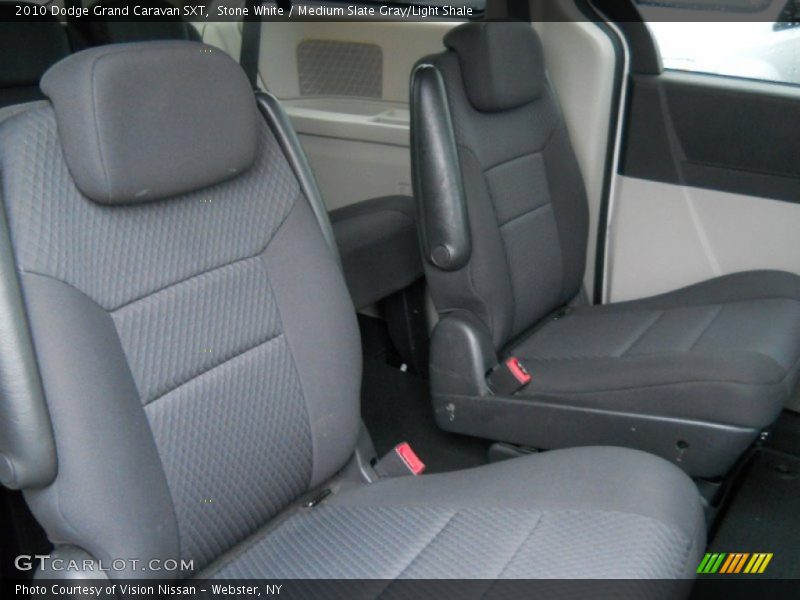Stone White / Medium Slate Gray/Light Shale 2010 Dodge Grand Caravan SXT