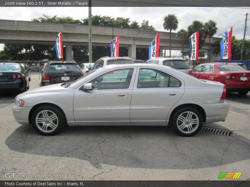 Silver Metallic / Taupe 2008 Volvo S60 2.5T