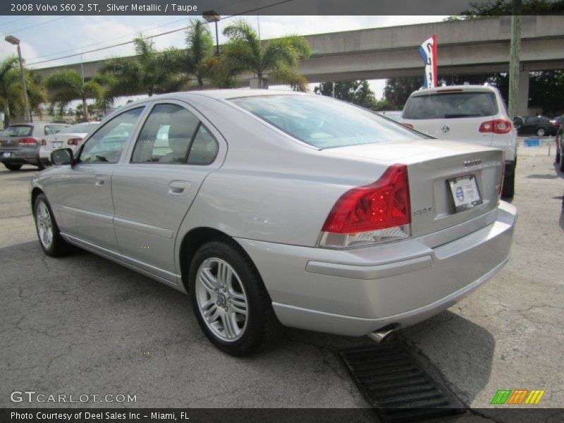 Silver Metallic / Taupe 2008 Volvo S60 2.5T