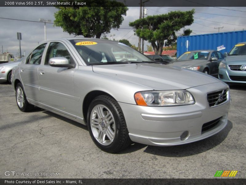 Silver Metallic / Taupe 2008 Volvo S60 2.5T