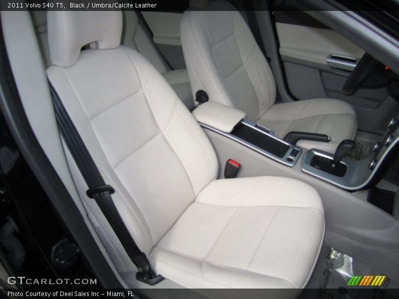 Black / Umbra/Calcite Leather 2011 Volvo S40 T5