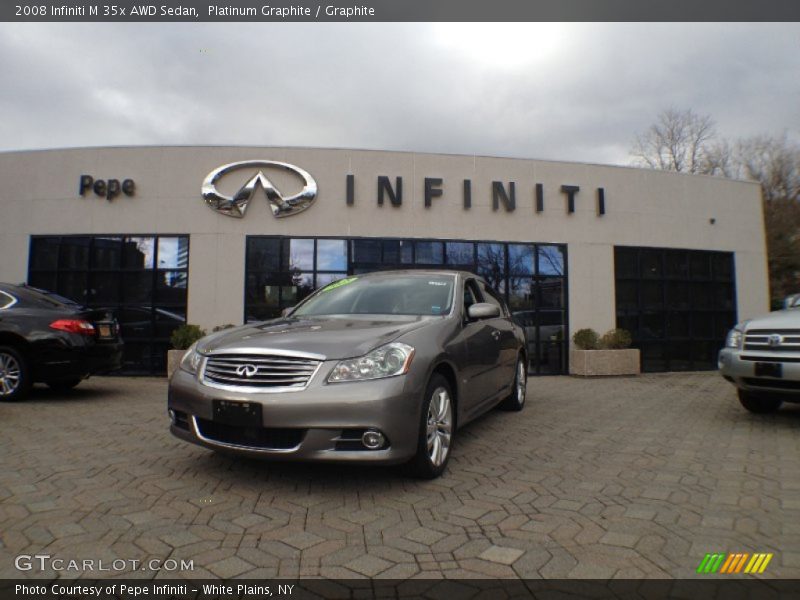 Platinum Graphite / Graphite 2008 Infiniti M 35x AWD Sedan