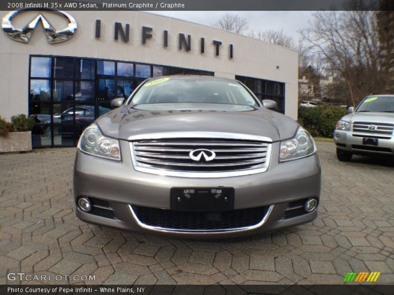 Platinum Graphite / Graphite 2008 Infiniti M 35x AWD Sedan