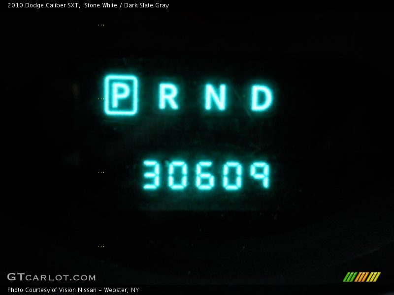 Stone White / Dark Slate Gray 2010 Dodge Caliber SXT