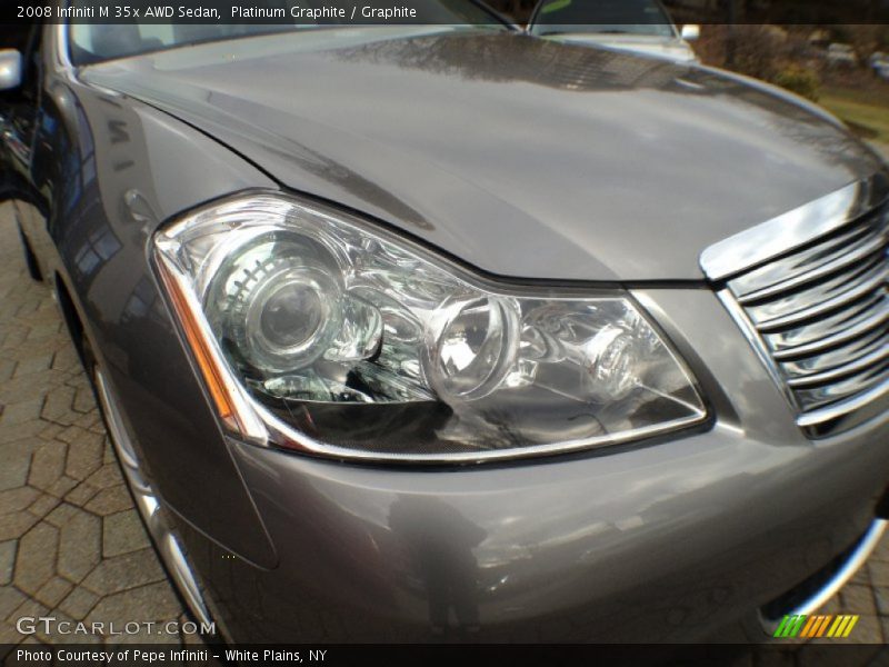 Platinum Graphite / Graphite 2008 Infiniti M 35x AWD Sedan