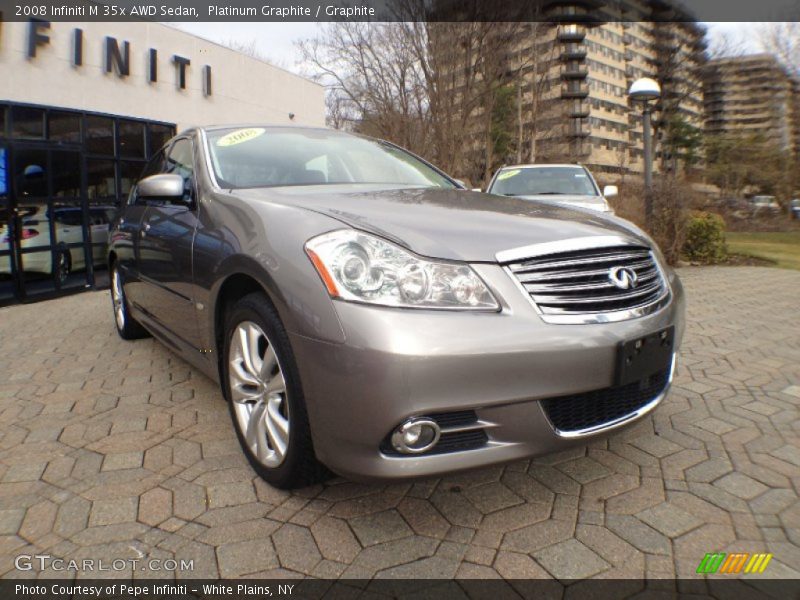 Platinum Graphite / Graphite 2008 Infiniti M 35x AWD Sedan