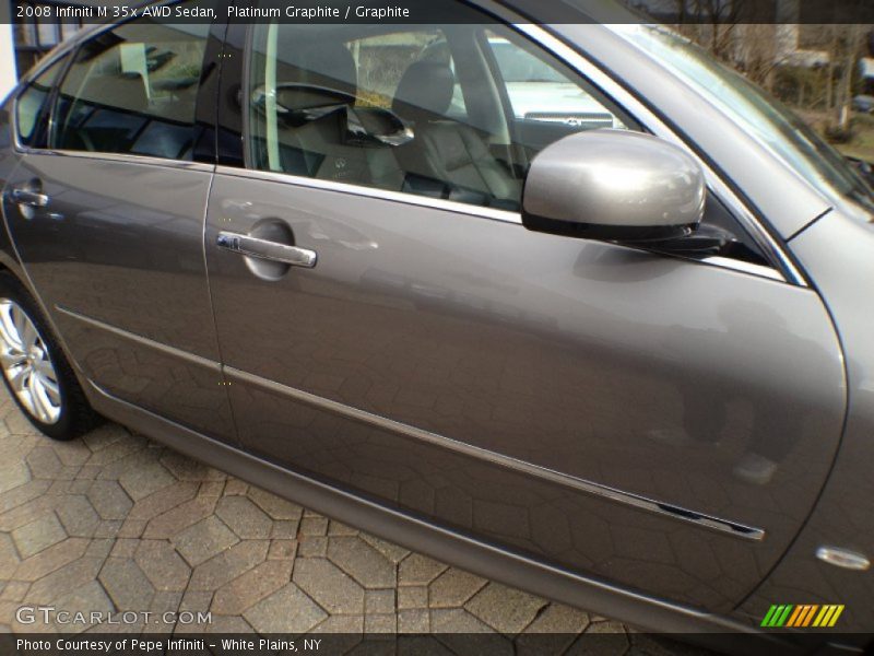 Platinum Graphite / Graphite 2008 Infiniti M 35x AWD Sedan