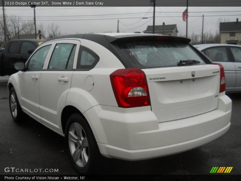 Stone White / Dark Slate Gray 2010 Dodge Caliber SXT