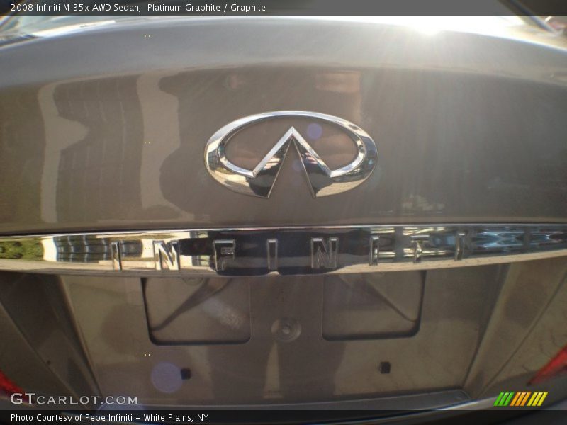 Platinum Graphite / Graphite 2008 Infiniti M 35x AWD Sedan