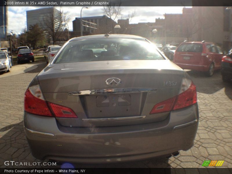 Platinum Graphite / Graphite 2008 Infiniti M 35x AWD Sedan