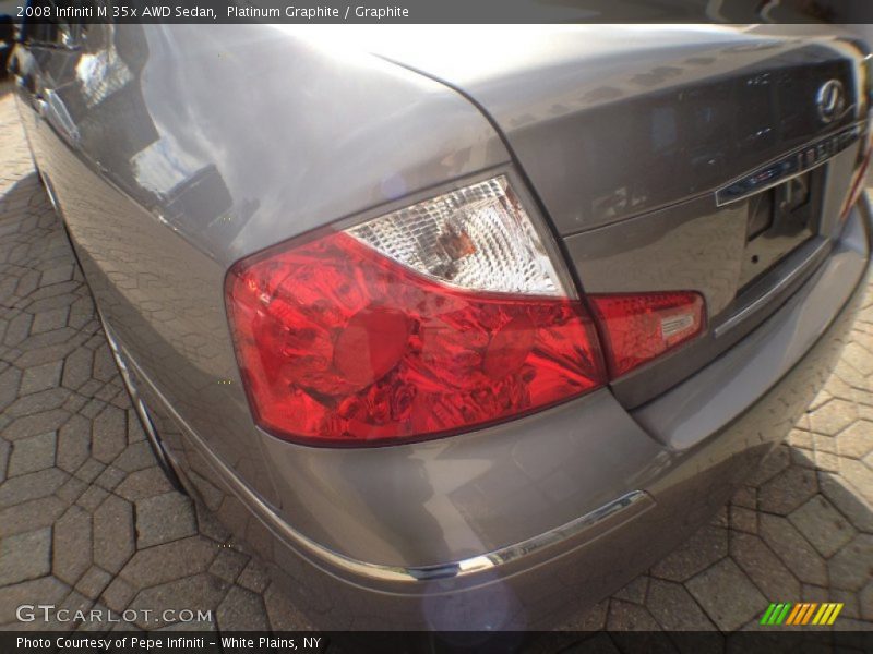 Platinum Graphite / Graphite 2008 Infiniti M 35x AWD Sedan