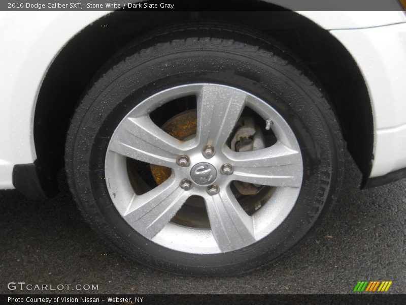 Stone White / Dark Slate Gray 2010 Dodge Caliber SXT