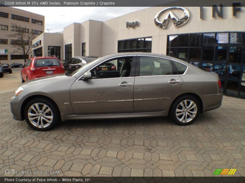 Platinum Graphite / Graphite 2008 Infiniti M 35x AWD Sedan