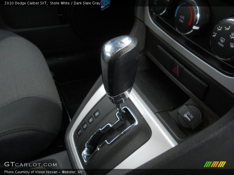 Stone White / Dark Slate Gray 2010 Dodge Caliber SXT